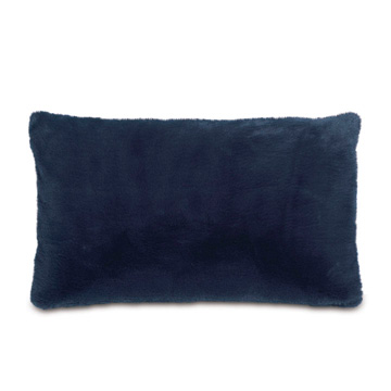FUR NAVY PILLOW
