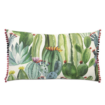 CACTUS POM POM DECORATIVE PILLOW