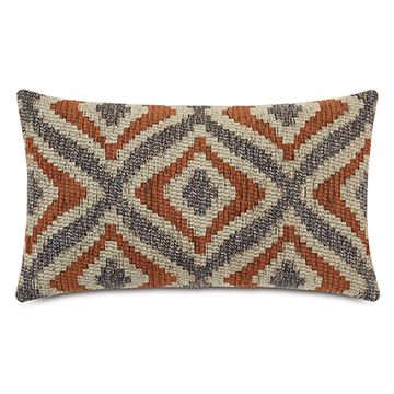 ALPEN DECORATIVE PILLOW IN RUST