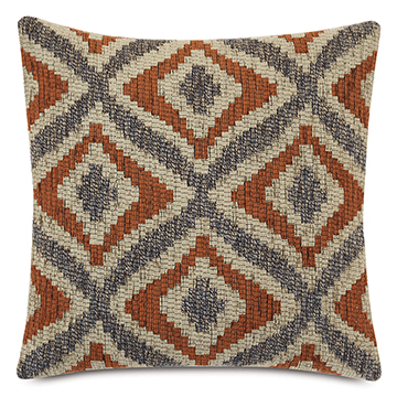 ALPEN DECORATIVE PILLOW IN RUST