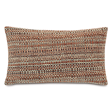 BARNABY DECORATIVE PILLOW IN RUST