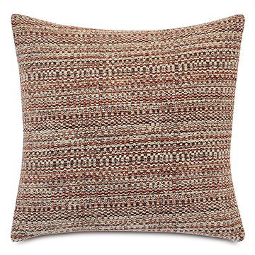 BARNABY DECORATIVE PILLOW IN RUST