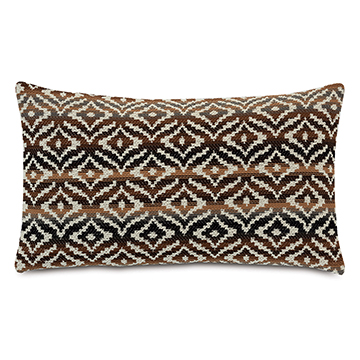 HANCOCK DECORATIVE PILLOW IN BROWN