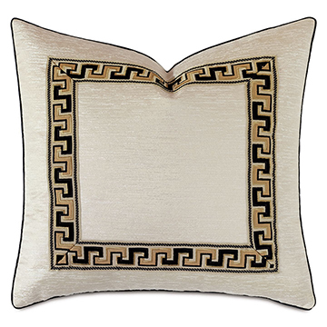 PARK AVENUE METALLIC DECORATIVE PILLOW