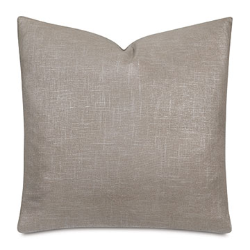 Reflection Metallic Decorative Pillow in Champagne