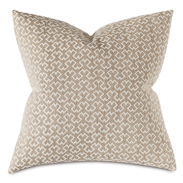 Sina Woven Decorative Pillow in Sienna