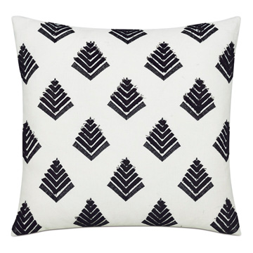 Leopold Black Decorative Pillow