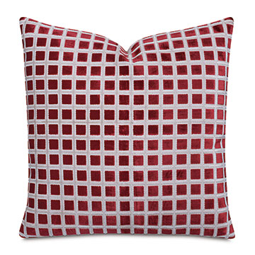 Stamp Ruby Decorative Pillow