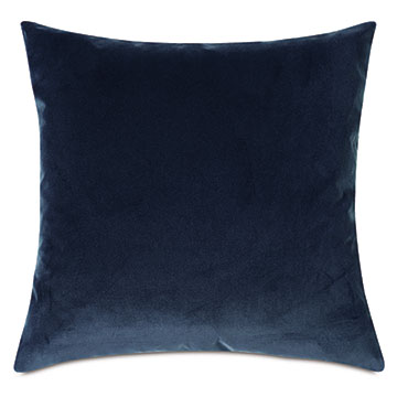 Plush Denim Decorative Pillow