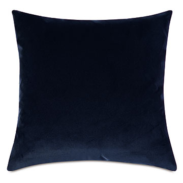 Plush Navy Decorative Pillow