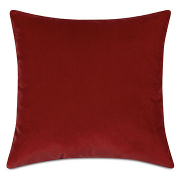 Uma Velvet Decorative Pillow in Rust