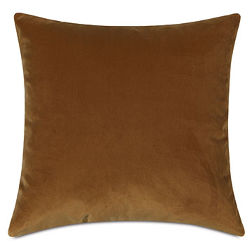 Uma Velvet Decorative Pillow in Gold