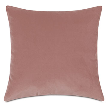 Uma Velvet Decorative Pillow in Pink