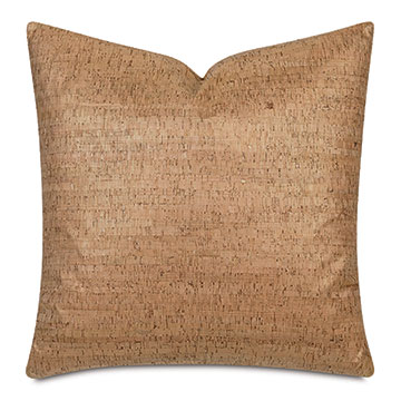 Cerris Metallic Decorative Pillow in Gold