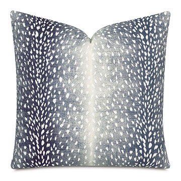 Wiley Ombre Decorative Pillow in Navy