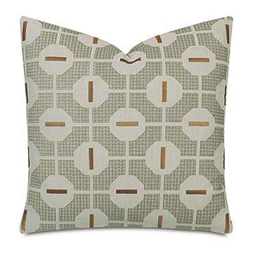 Octave Graphic Decorative Pillow in Mustard