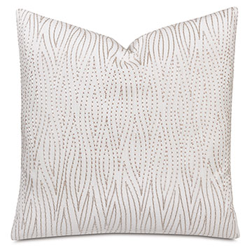 Altair Faux Bois Decorative Pillow in Blush