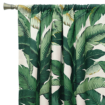 Green Curtain Panels Eastern Accents