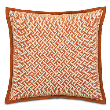 Ingalls Orange Euro Sham