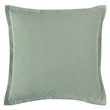 Evangeline Flange Euro Sham in Teal