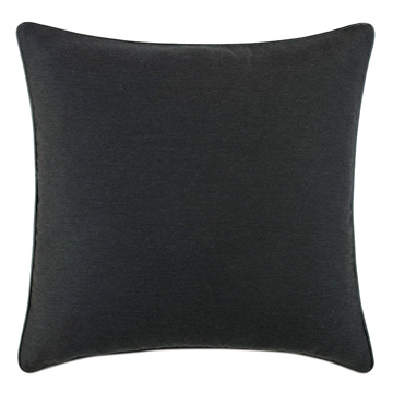 Banks Solid Euro Sham in Black