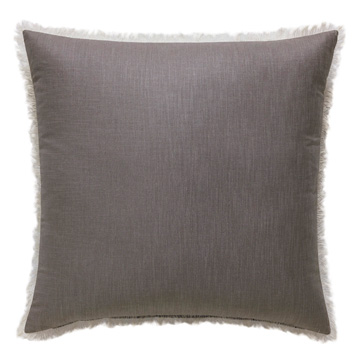 Naomi Brush Fringe Euro Sham in Purple