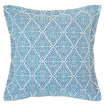 CLEMENTINE GEOMETRIC EURO SHAM