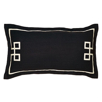 Resort Black Fret King Sham