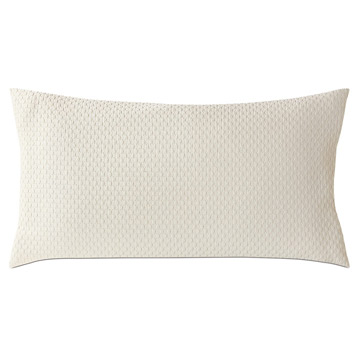 Tegan Matelasse King Sham in Ivory