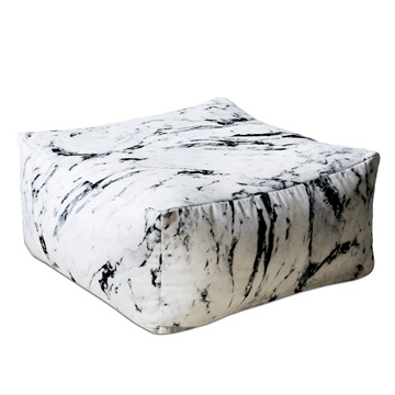 BANKS MARBLE POUF