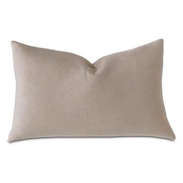 Hansel Flannel Queen Sham in Bisque