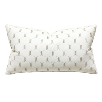 Filmore Embroidered King Sham in Ivory
