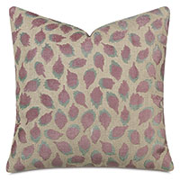 OCELOT DECORATIVE PILLOW IN MAUVE