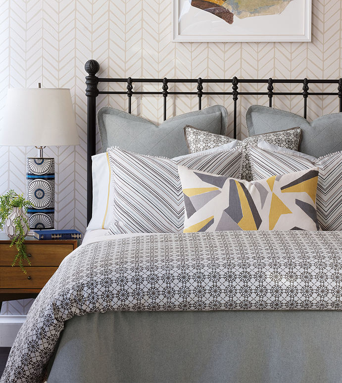 Sconset Lemon Collection Thom Filicia Luxury Bedding By Eastern