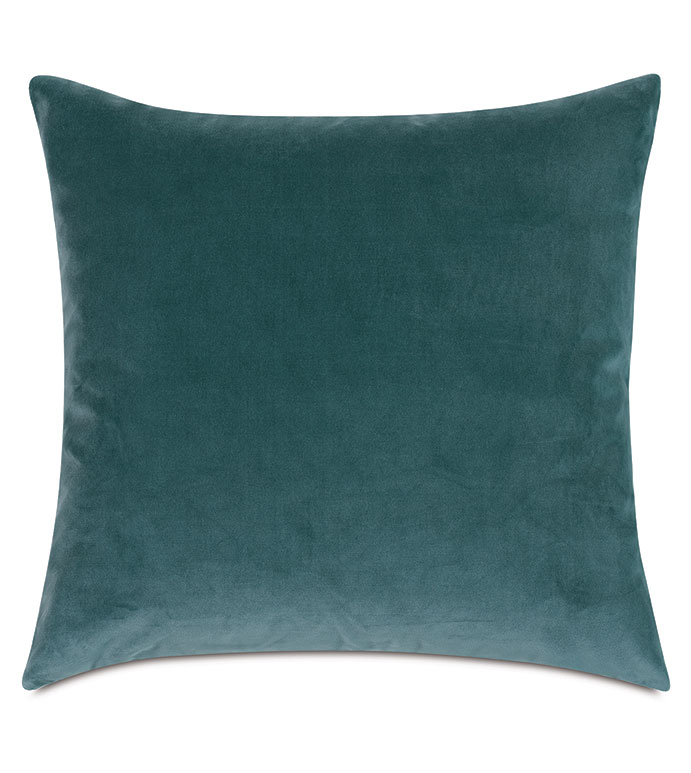 teal and black decorative pillows
