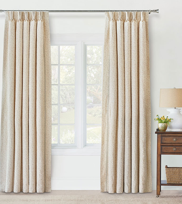 Hayes Blossom Curtain Panel Left Eastern Accents