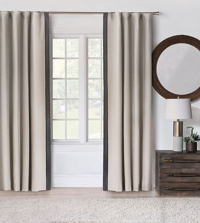 linen curtain panels rod pocket