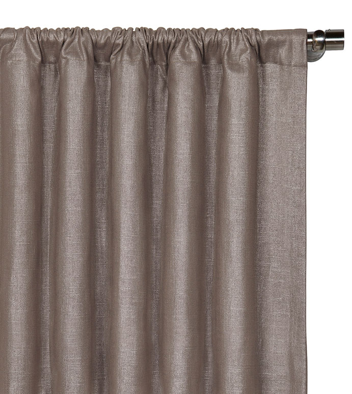 taupe grommet curtain panels
