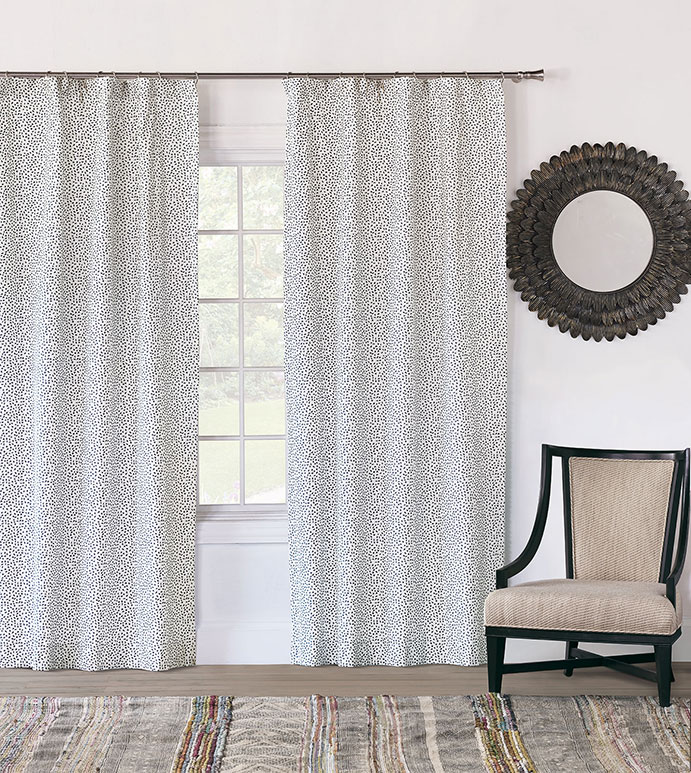 Hugo Speckled Curtain Panel Eastern Accents