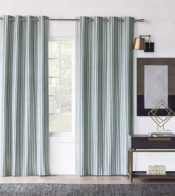 Hugo Stripe Curtain Panel Eastern Accents