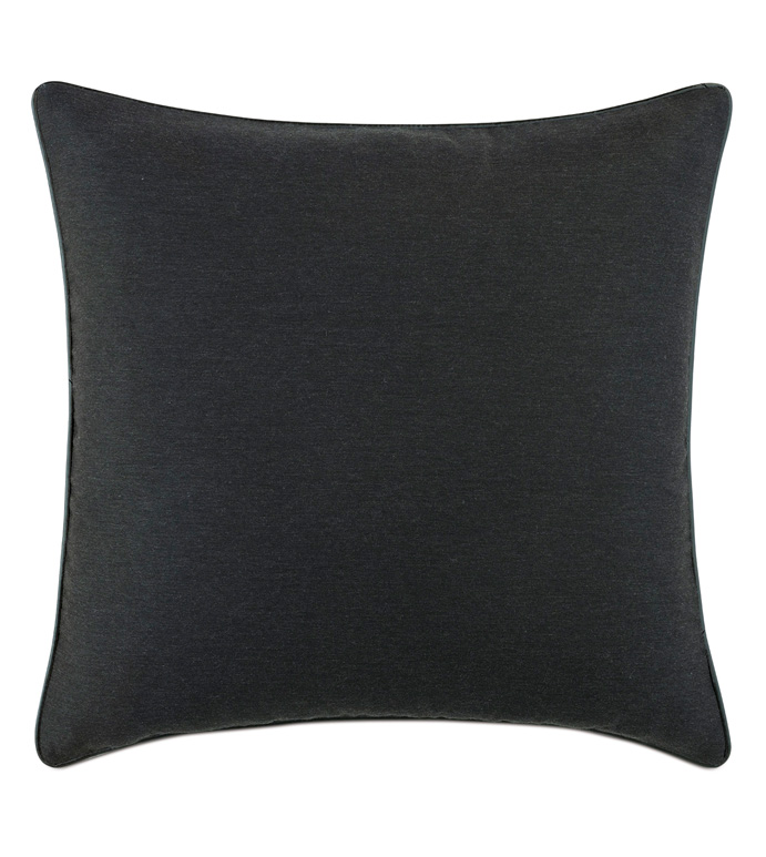 Banks Solid Euro Sham In Black Eastern Accents