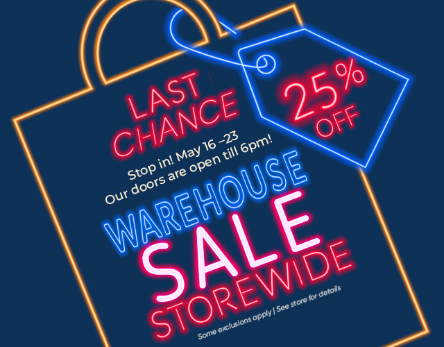 Warehouse Sale