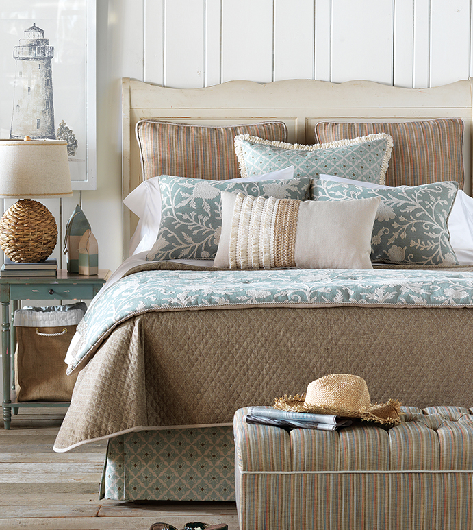 Avila Collection Eastern Accents Avila Shabby Chic Bedding Bohemian Coastal Earth Tone