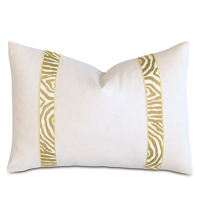 Filly White WITH citron border - ,