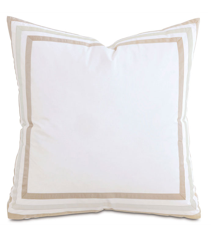 Watermill Taupe Euro Sham - ,
