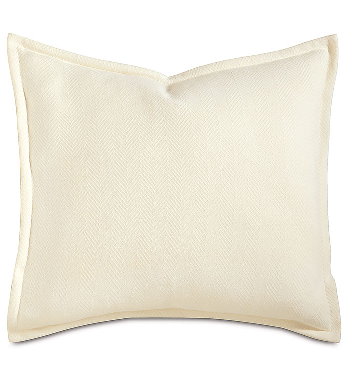 Wilke Ivory Euro Sham - ,