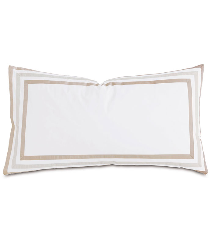Watermill Taupe King Sham - ,