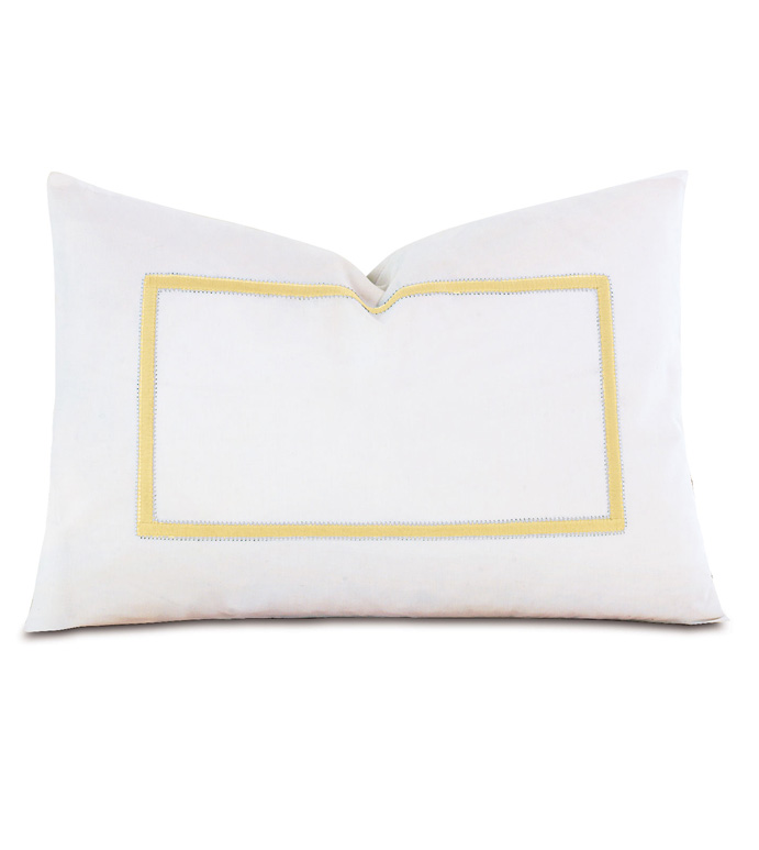 GALA LEMON BOUDOIR SHAM - ,