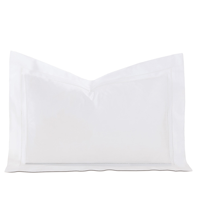 LUSSO WHITE BOUDOIR SHAM - ,