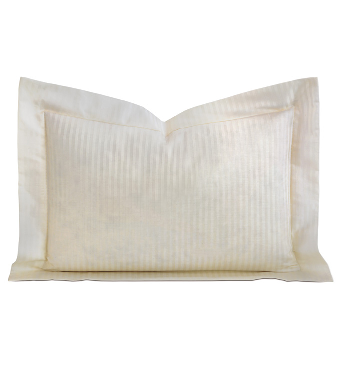 EMILIO IVORY BOUDOIR SHAM - ,